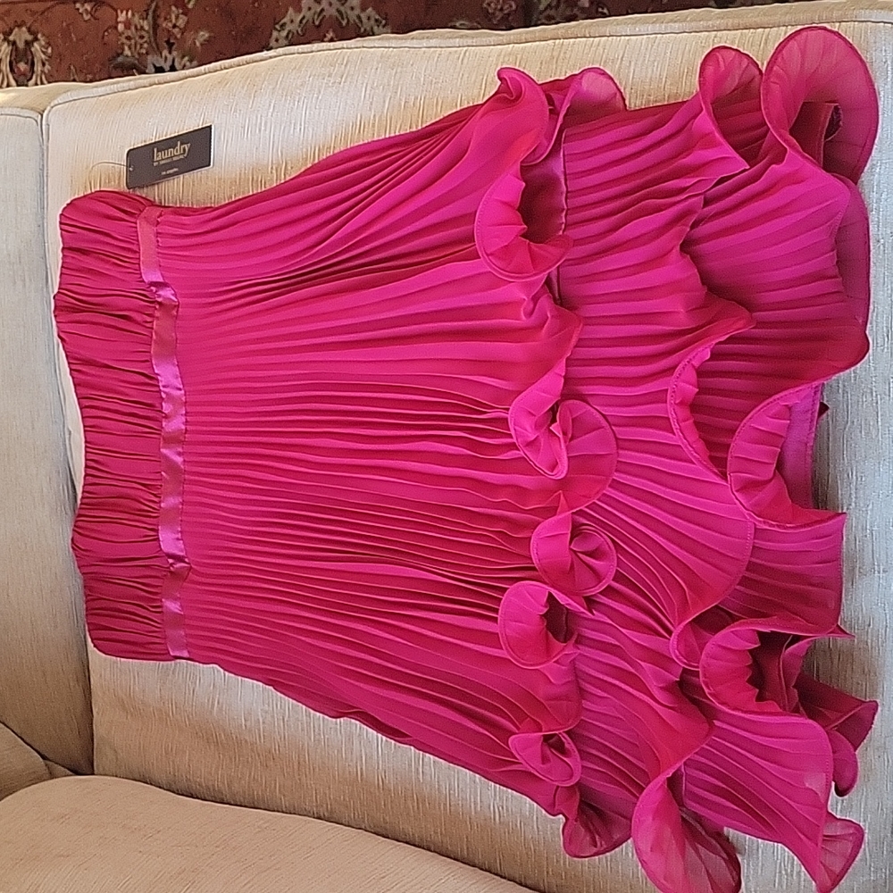 Strapless mini cocktail dress by Laundry